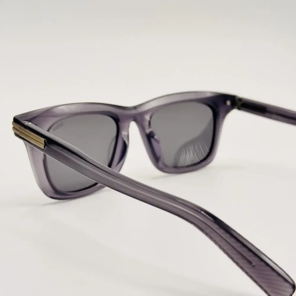 Ermenegildo Zegna Sunglasses EZ0270 20D Shiny Gray Frame Smoke POLARIZED Lens